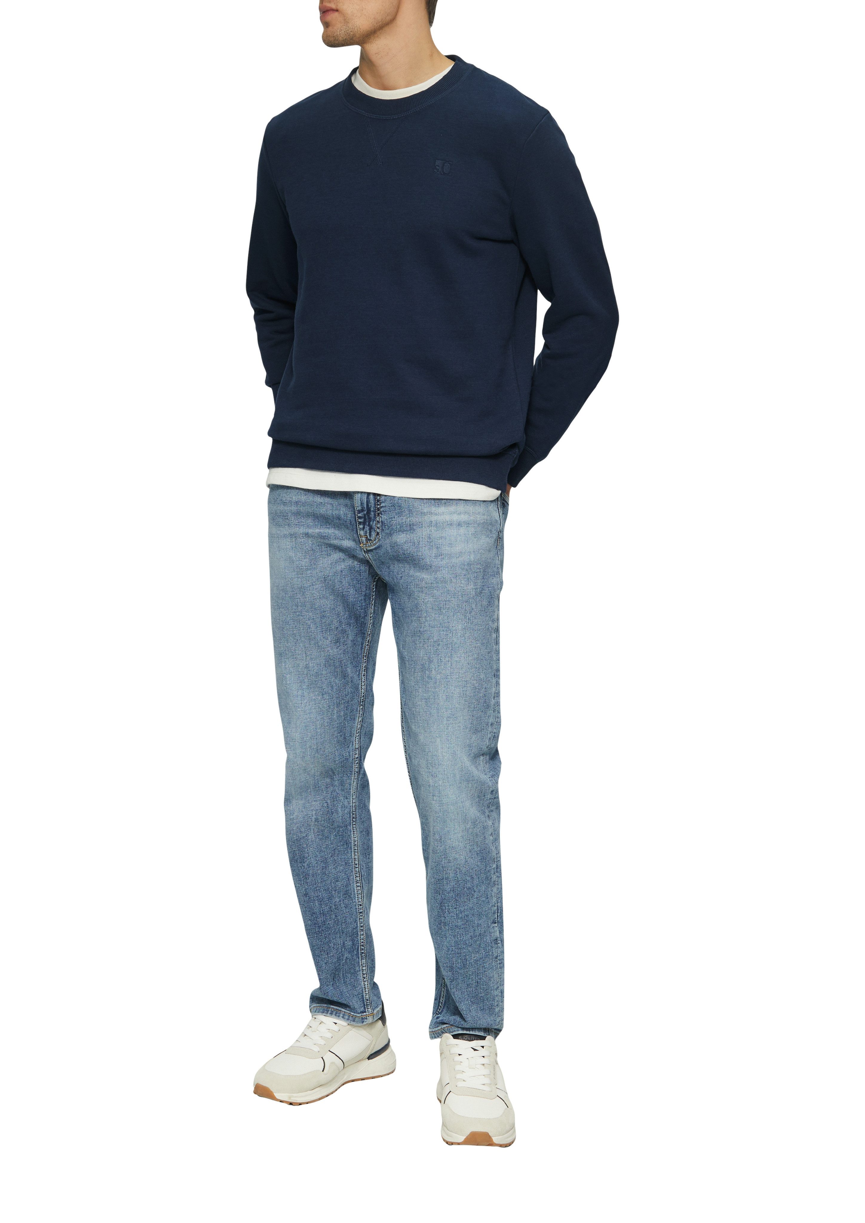 s.Oliver Sweatshirt, mit Logo Stickerei günstig online kaufen