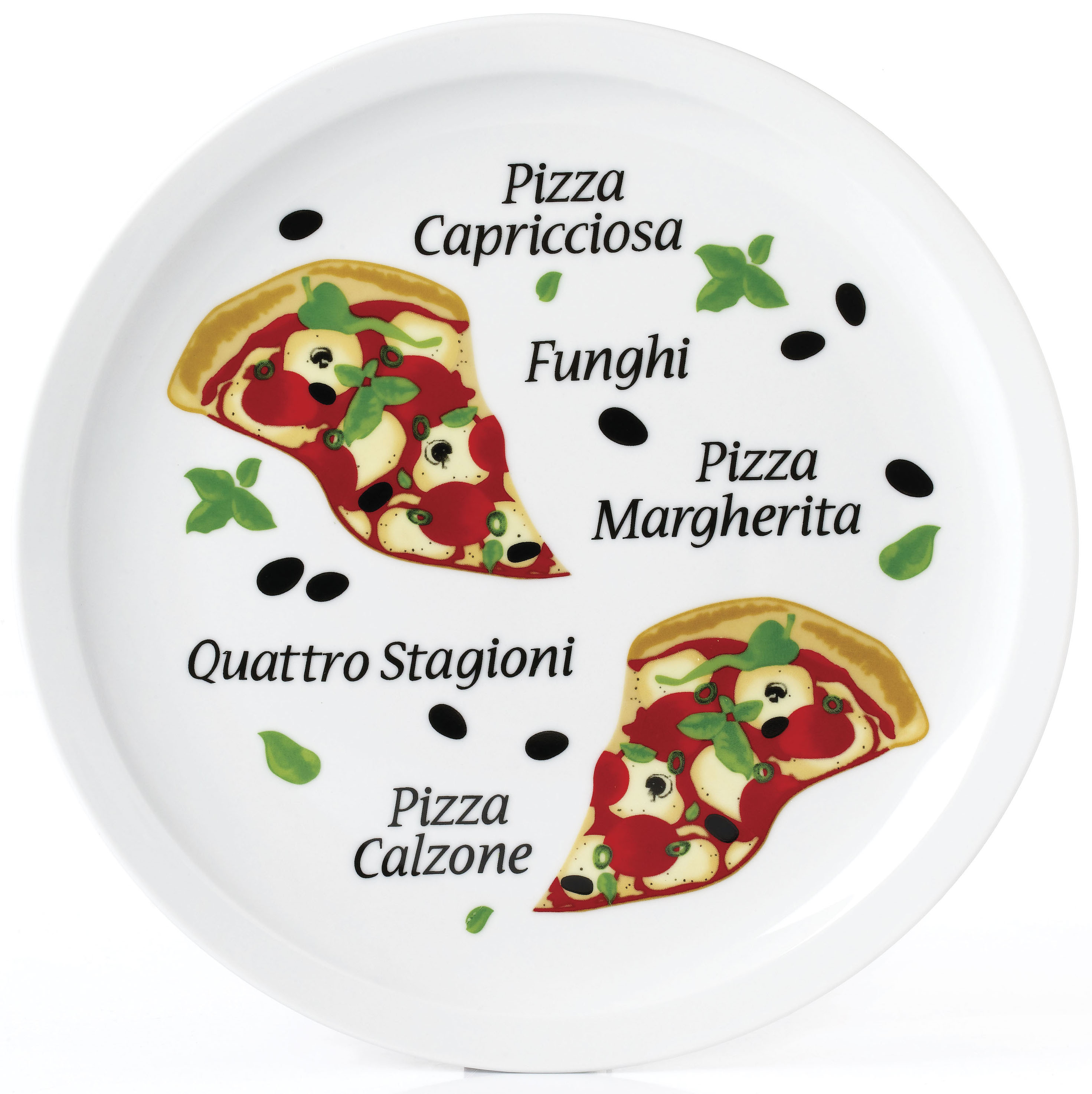 van Well Pizzateller »Margherita«, (Set, 6 St., 6 Pizzateller 30cm), Porzel günstig online kaufen