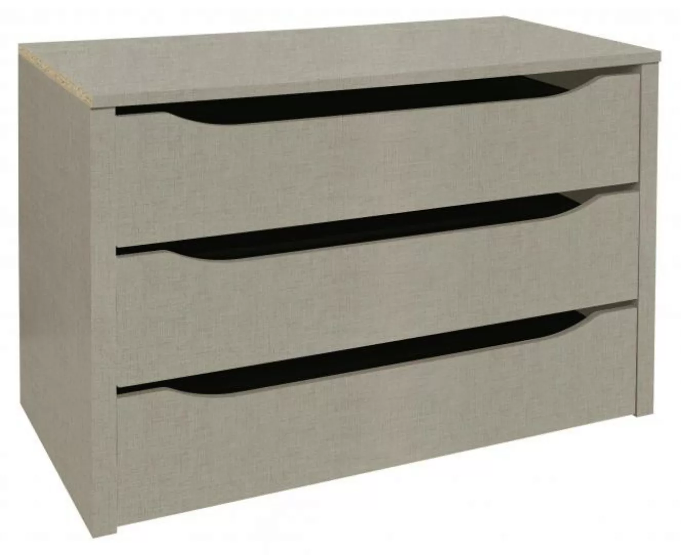 rauch Kleiderschrank Schubkasteneinsatz TENERA, B 88 cm grau, mit 3 Schüben günstig online kaufen