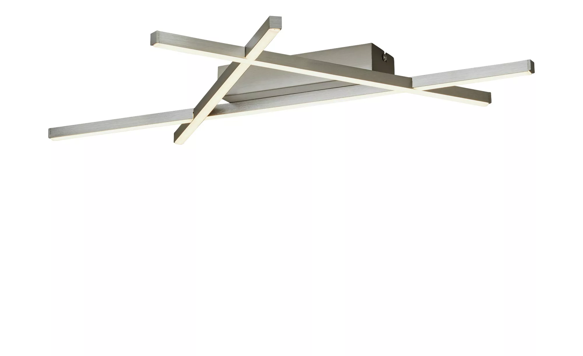 Paul Neuhaus LED- Deckenleuchte, nickel matt, Stabdesign - silber - 57 cm - günstig online kaufen