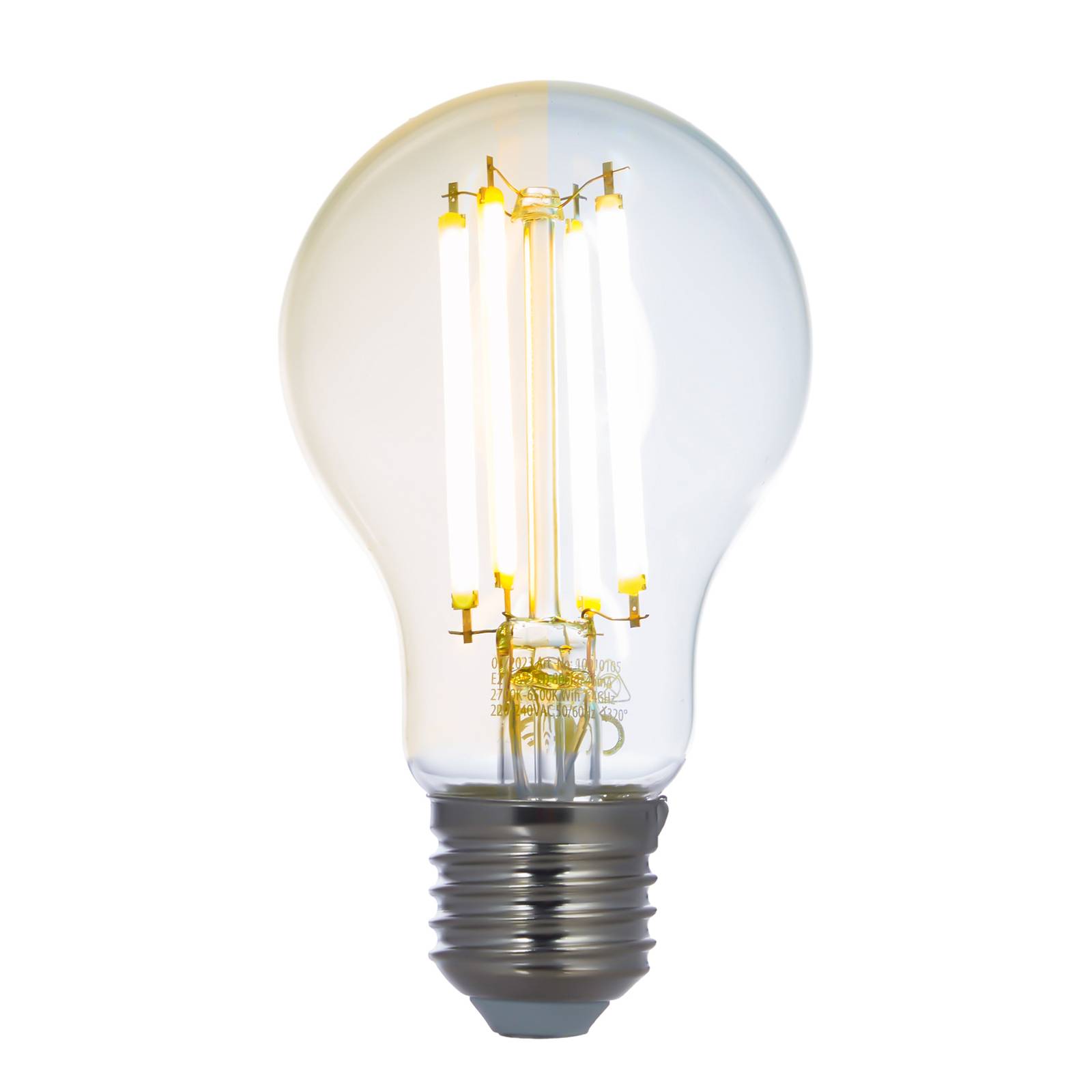 LUUMR Smart LED-Leuchtmittel klar E27 A60 7W Tuya WLAN CCT günstig online kaufen