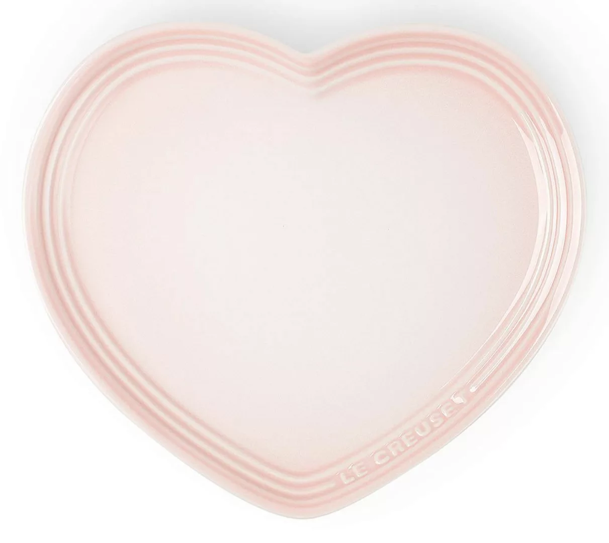 Le Creuset Herzteller Steinzeug Shell Pink 23cm günstig online kaufen