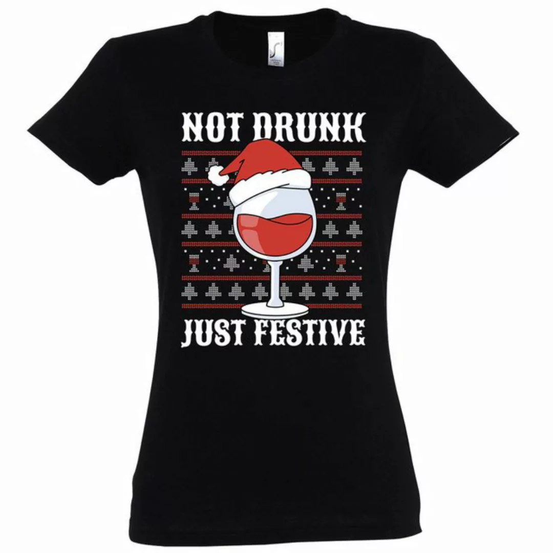 Youth Designz Print-Shirt Not Drunk Just Festive Damen T-Shirt mit modische günstig online kaufen