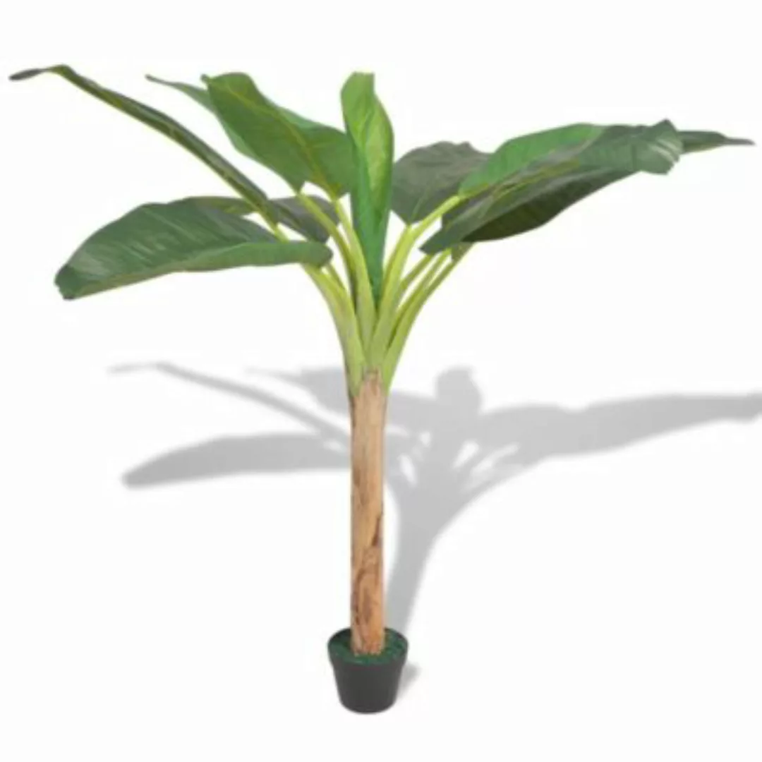 Künstlicher Bananenbaum Mit Topf 150 Cm Grün günstig online kaufen