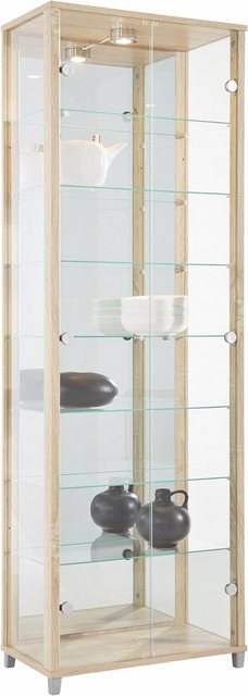 fif möbel Vitrine "OPTIMA", Standvitrine/Glasvitrine 2x Glastür,perfekt für günstig online kaufen