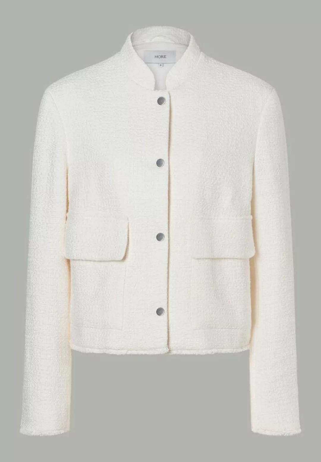 Jacke, Sommer-Bouclé, MORE günstig online kaufen