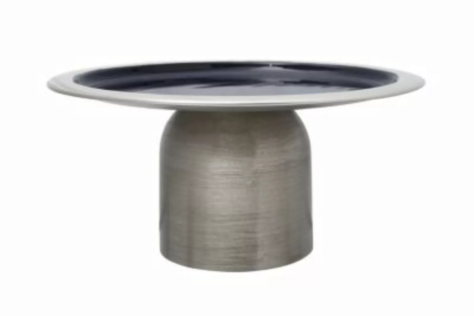 Kayoom Kuchenplatte Kuchenplatte Art Deco 300 Silber / Dunkelblau silber günstig online kaufen