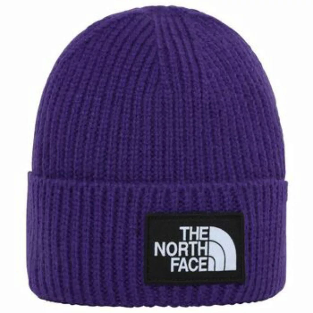 The North Face  Hut NF0A3FJX - LOGO BOX CUFFED-NL41 Peak Purple günstig online kaufen