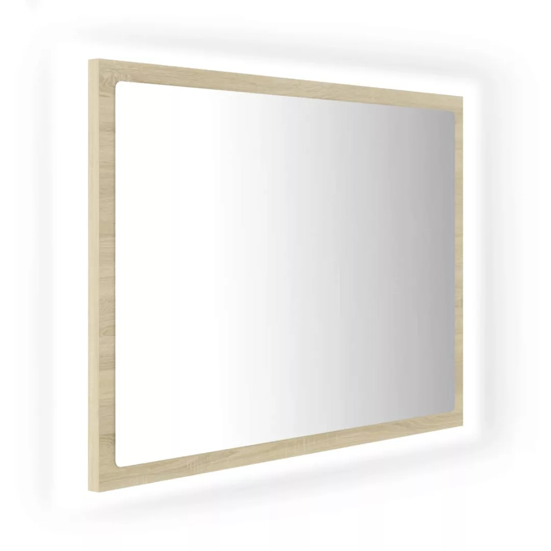 Led-badspiegel Sonoma-eiche 60x8,5x37 Cm Spanplatte günstig online kaufen