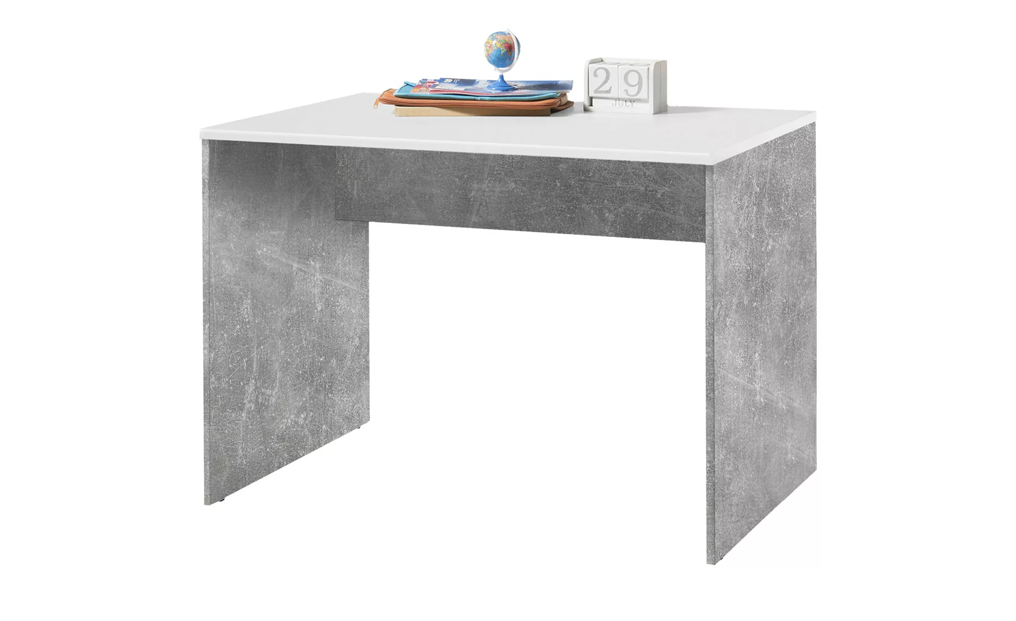 Schreibtisch  Optimus - grau - 106 cm - 75 cm - 75 cm - Sconto günstig online kaufen