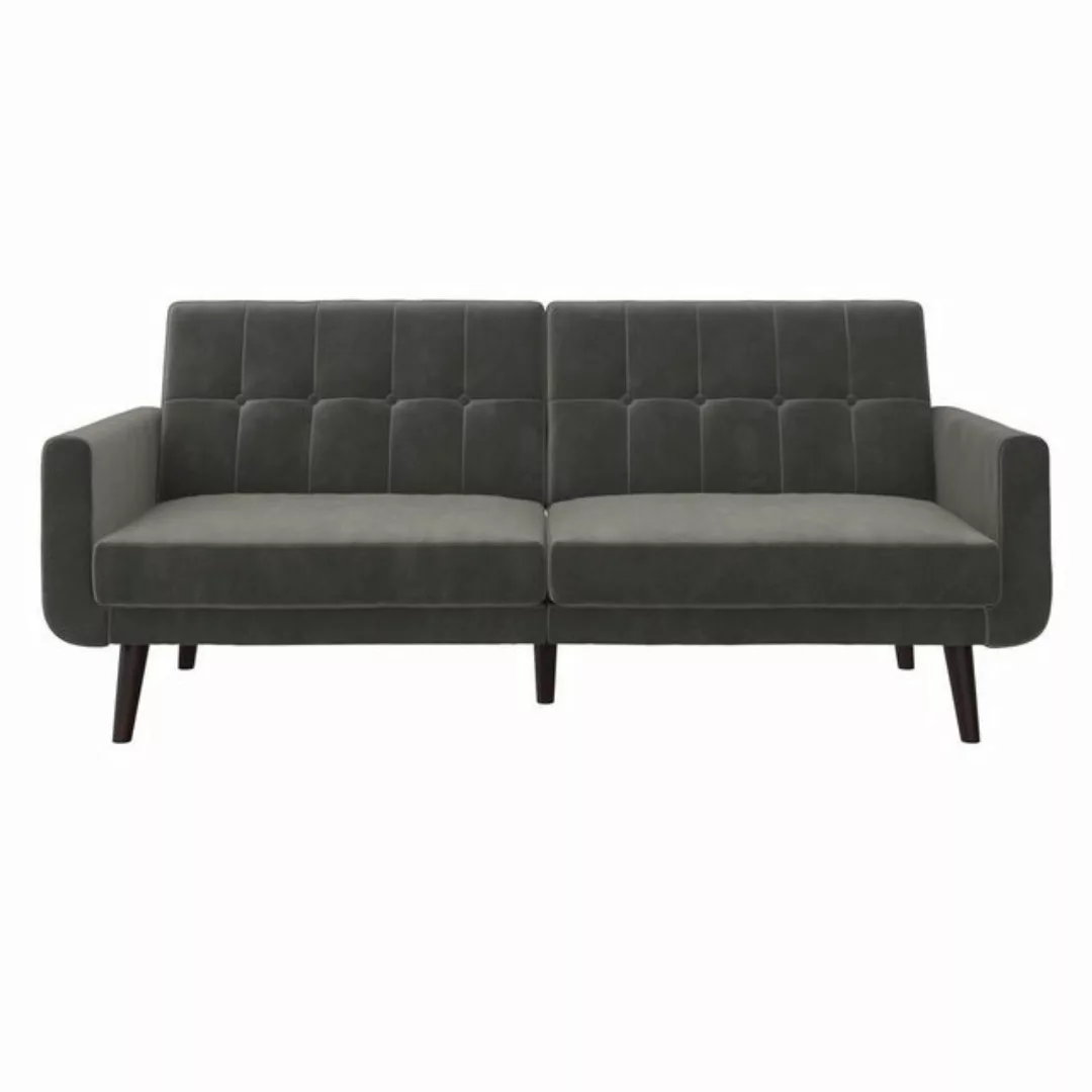 loft24 Schlafsofa Nola, mit Relaxfunktion, Samtbezug, Breite 199 cm günstig online kaufen