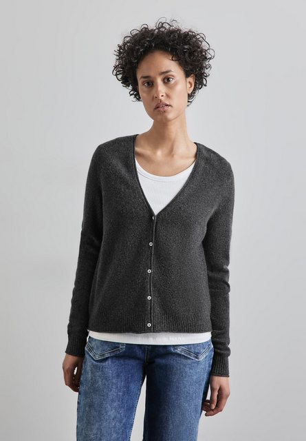 STREET ONE Cardigan mit V-Ausschnitt günstig online kaufen