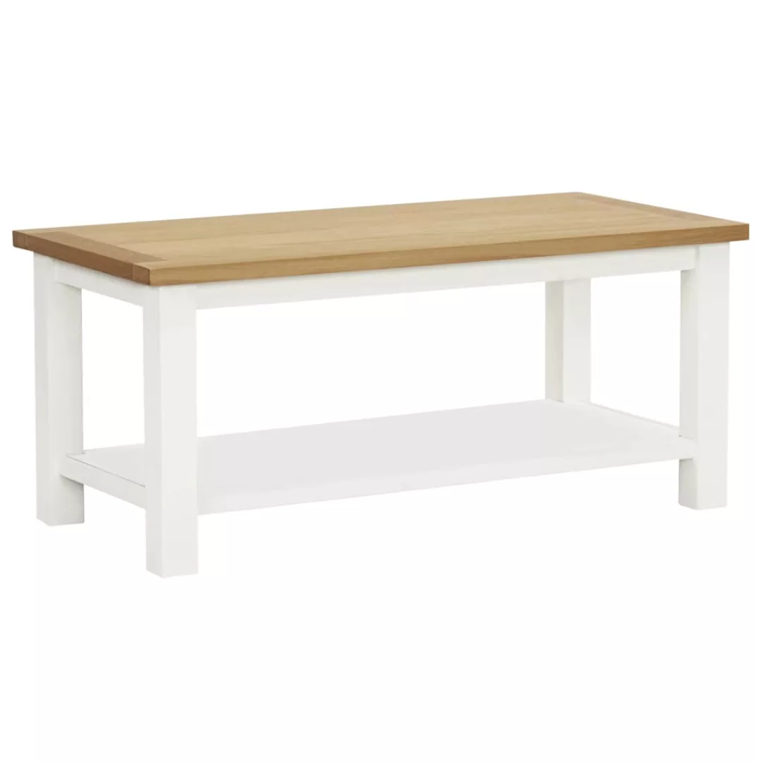 Couchtisch 90x45x40 Cm Eiche Massivholz günstig online kaufen