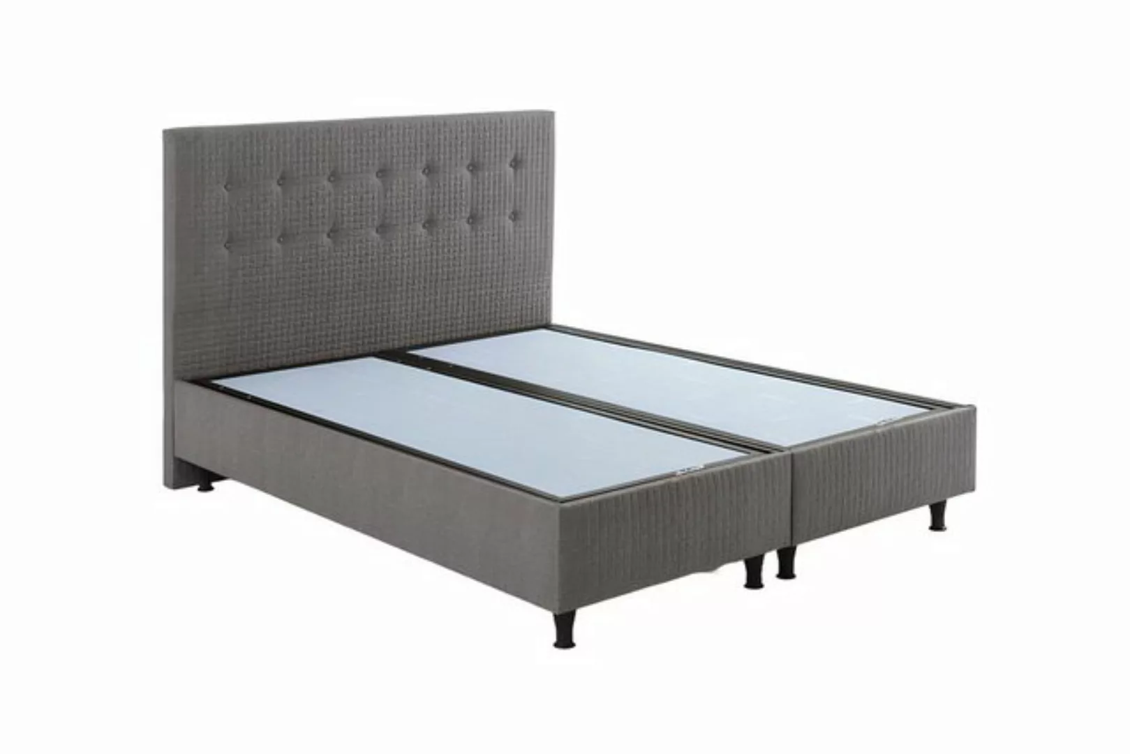 Xlmoebel Bett Designer Bettgestell in elegantem Hellgrau für das Schlafzimm günstig online kaufen