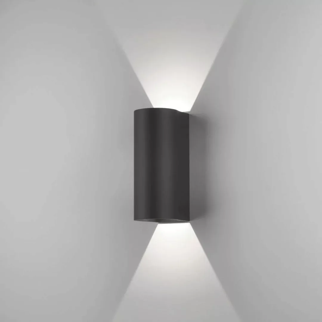 LED Außenleuchte Dunbar in Schwarz 7,5W 303lm IP65 225mm günstig online kaufen