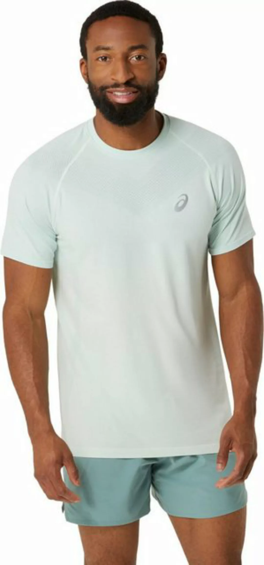 Asics Kurzarmshirt SEAMLESS SS TOP LIGHT CELADON/BIRCH günstig online kaufen