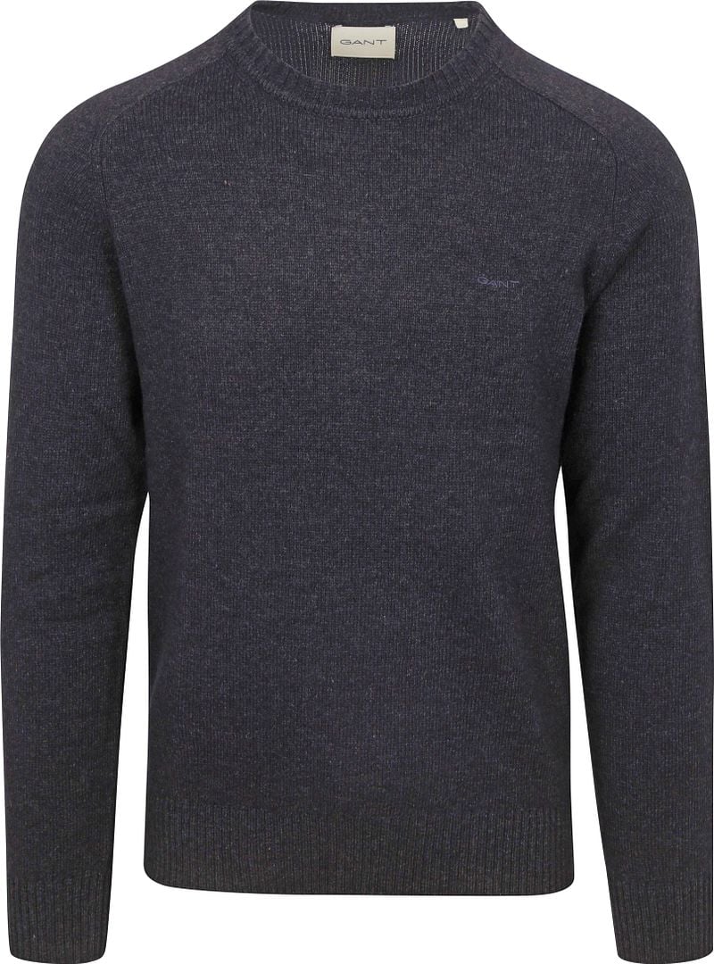 Gant Pullover Wool Blend Navy - Größe L günstig online kaufen