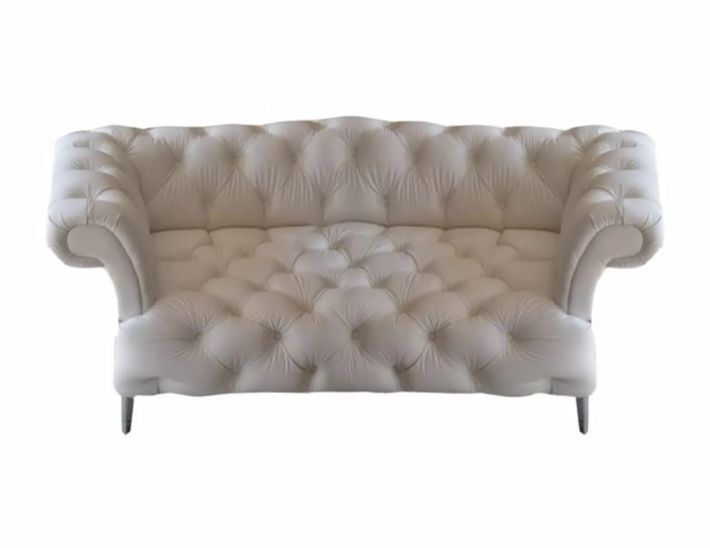 JVmoebel Chesterfield-Sofa Wohnzimmer Sofa Zweisitzer Couch Polster Leder M günstig online kaufen