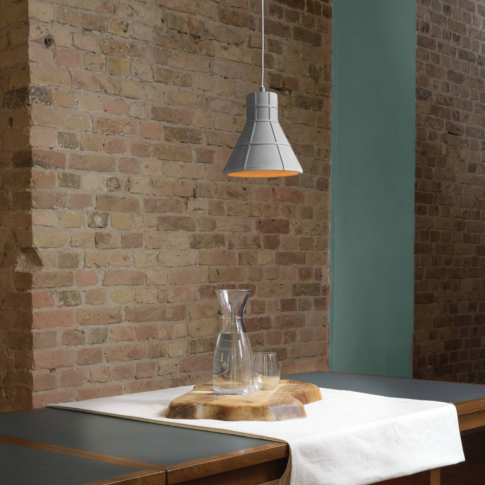 OSRAM Hängelampe CONCRETE BIM, grau, Ø 20 cm, Beton, E27 günstig online kaufen