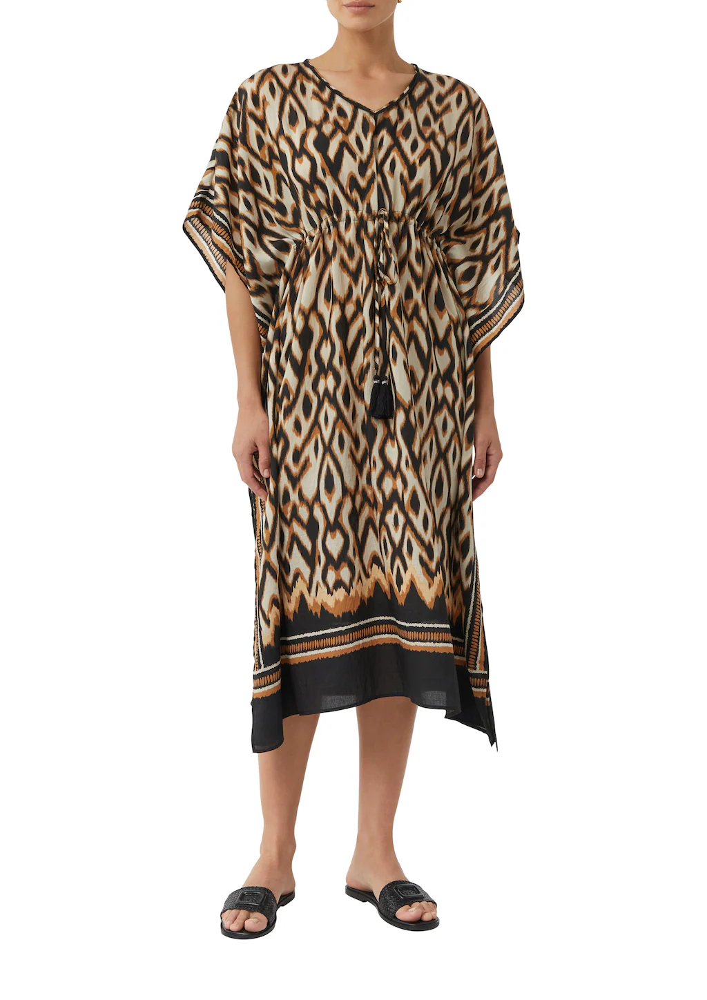 Comma Blusenponcho, mit All-Over Print günstig online kaufen