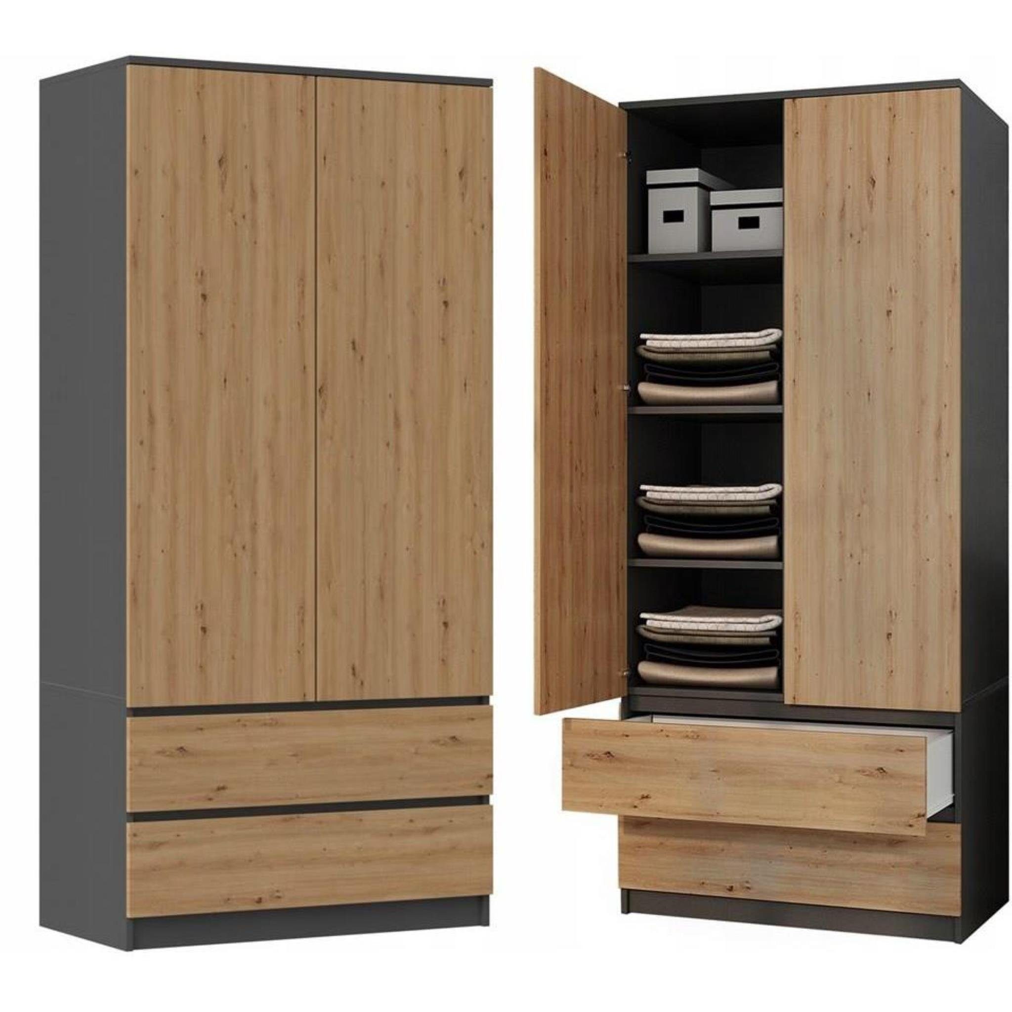 Beautysofa Drehtürenschrank Jorn (im modernen Stil) günstig online kaufen