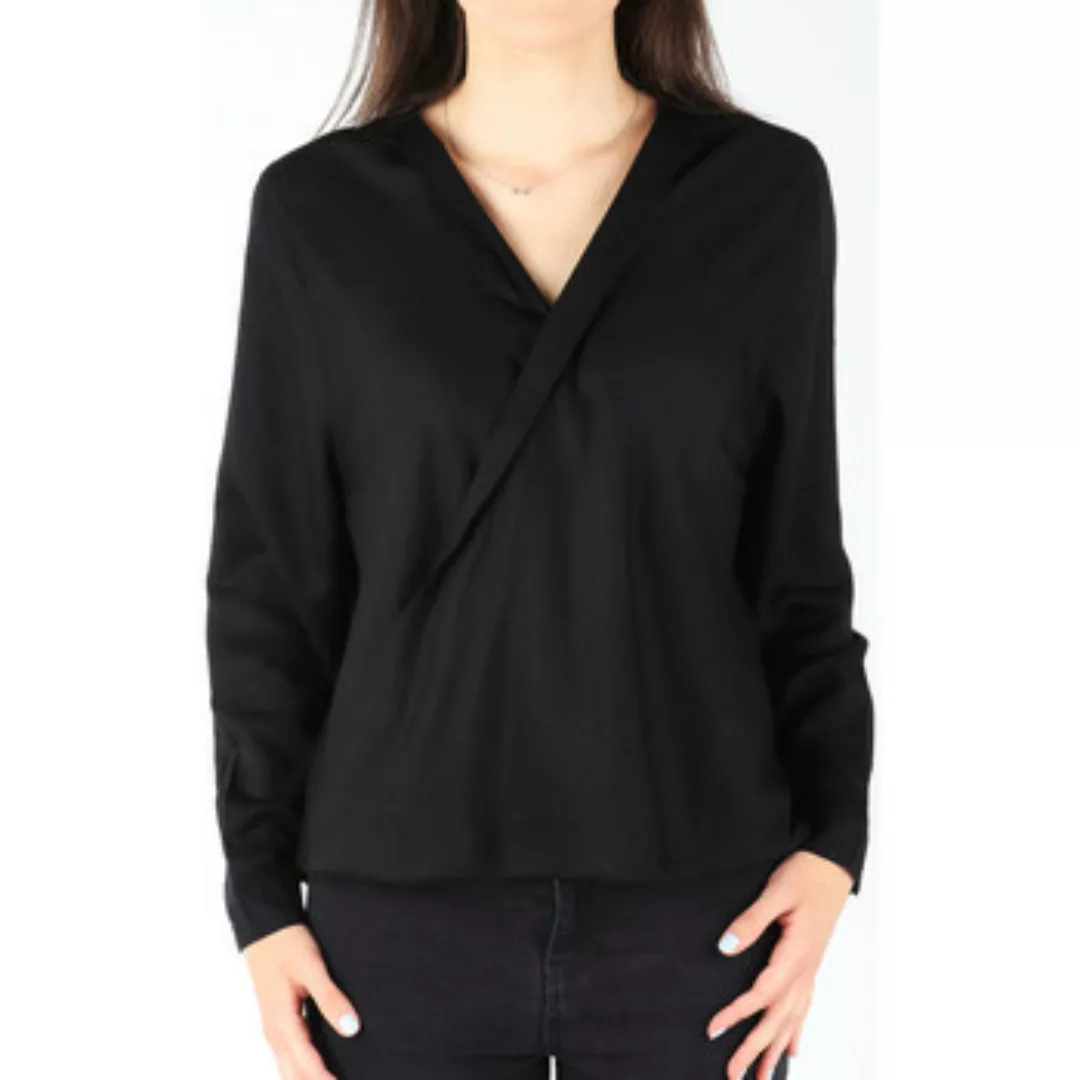 Wrangler  Blusen Damenhemd  L/S Wrap Shirt Black W5180BD01 günstig online kaufen