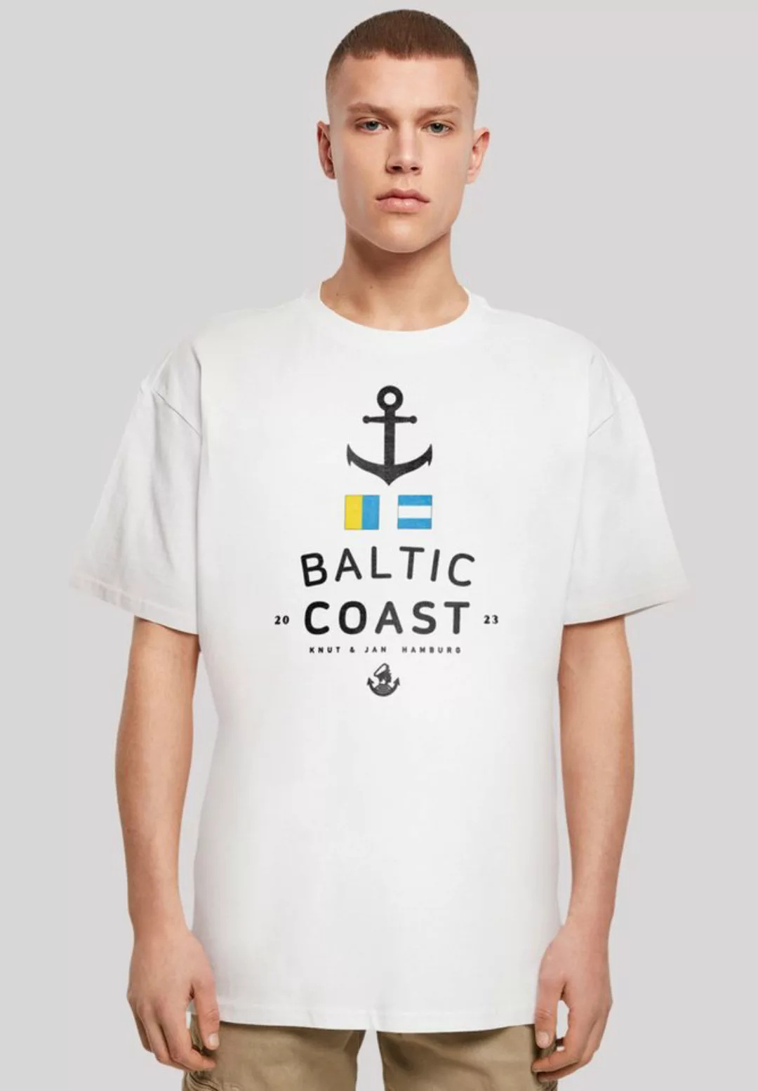 F4NT4STIC T-Shirt Ostsee Baltic Sea Knut & Jan Hamburg Print günstig online kaufen