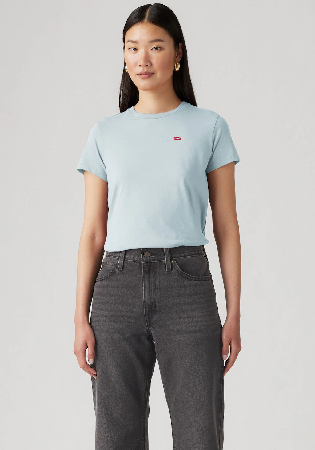 Levis T-Shirt "Mini-Logo", mit kleiner Markenlogo-Stickerei auf der Brust günstig online kaufen