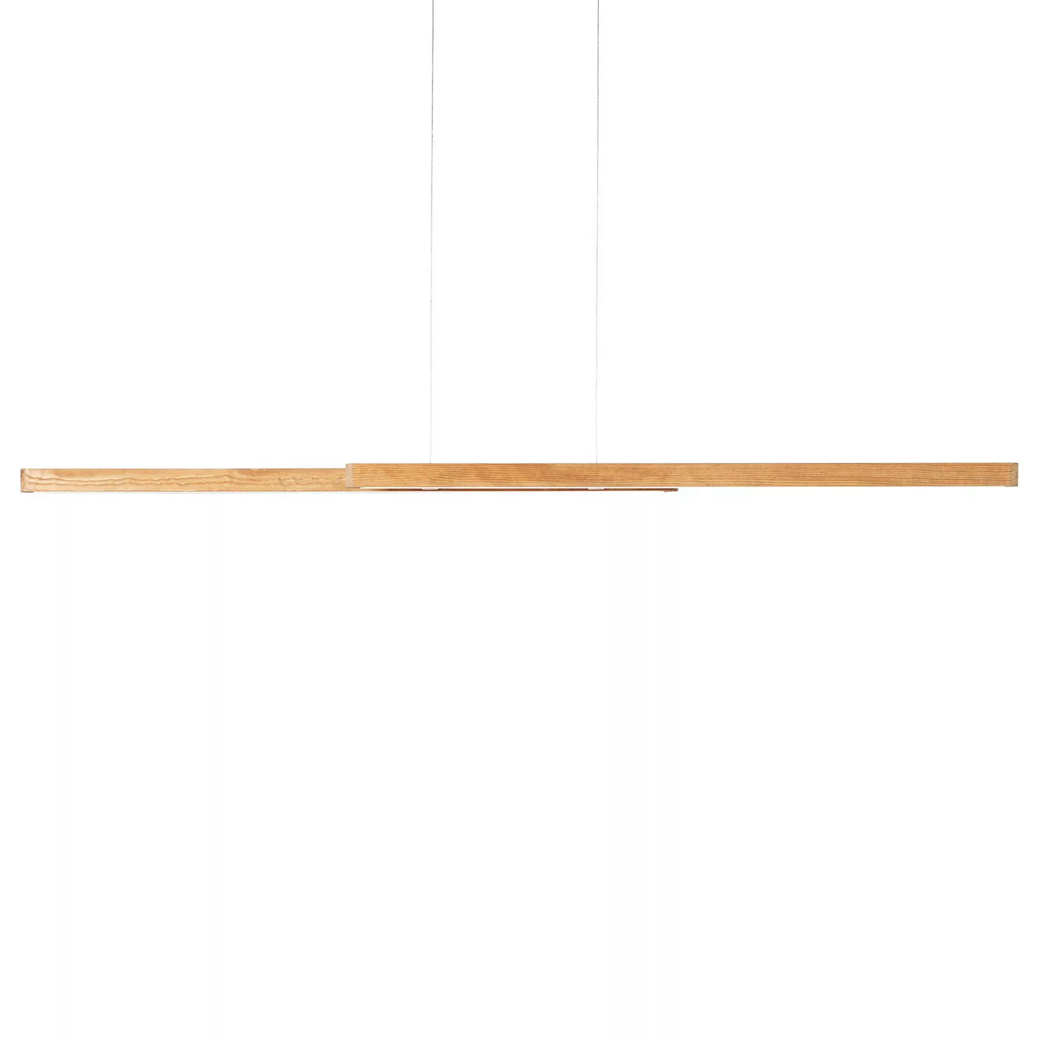 BRILLIANT AINARA LED Pendelleuchte 150 cm Holz / Metall Kiefer braun gebeiz günstig online kaufen