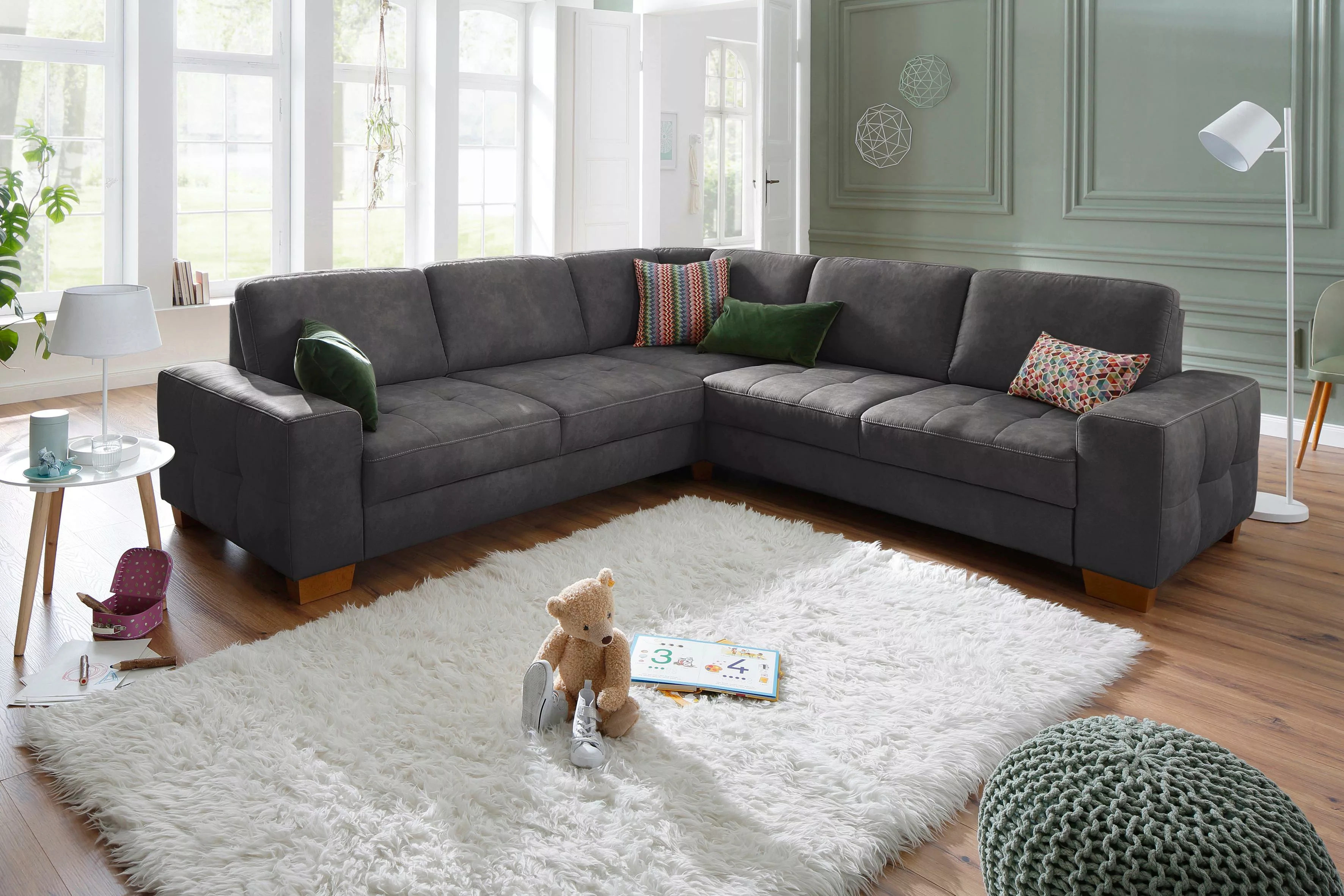 Home affaire Ecksofa "Puccini L-Form" günstig online kaufen