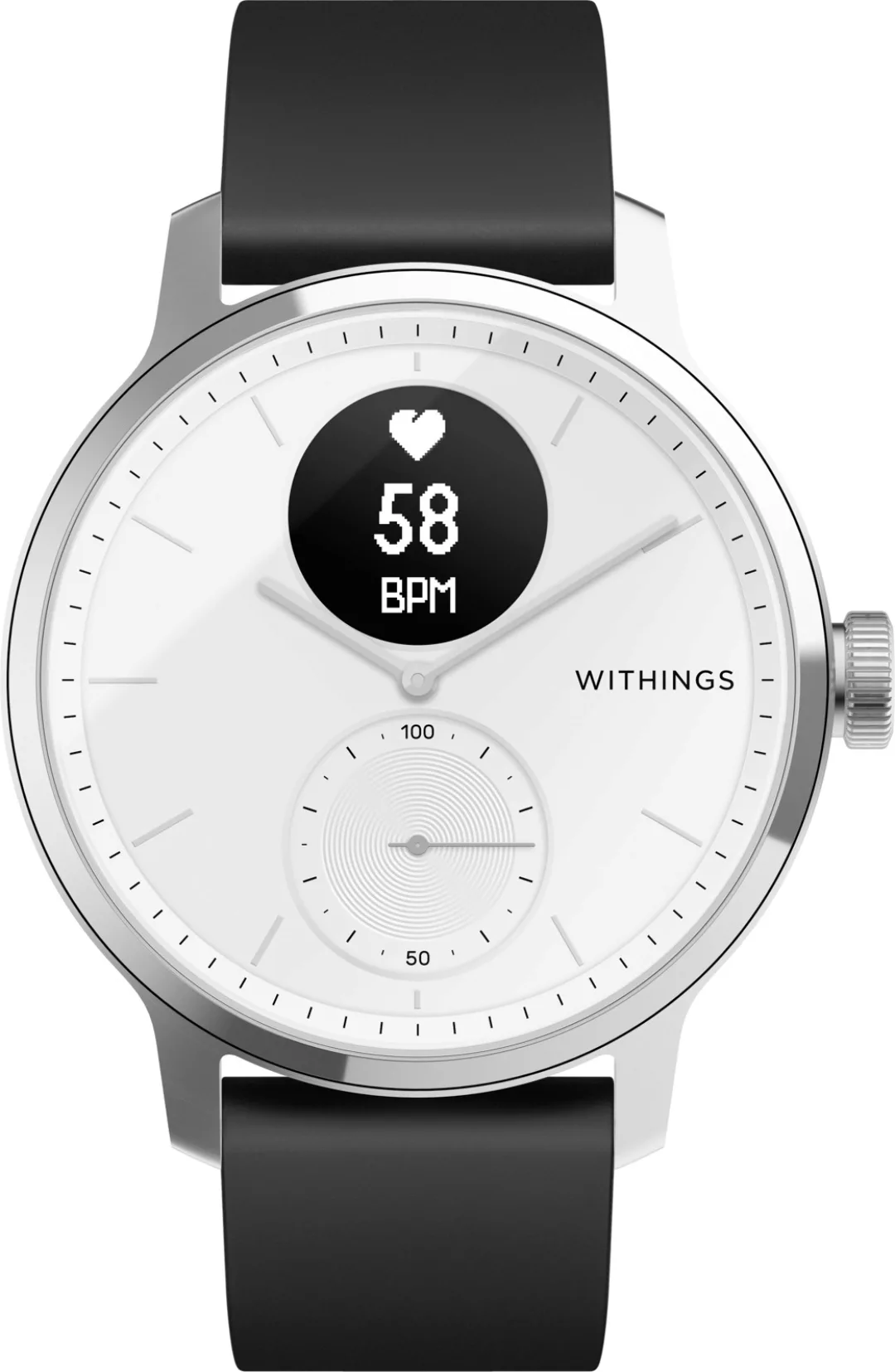 Withings Scanwatch, 42mm white HWA09MODEL3ALLINT42WHITE Smartwatch günstig online kaufen