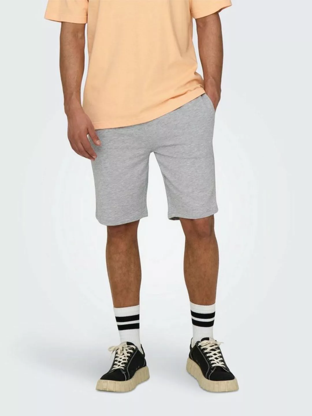 ONLY & SONS Sweatshorts ONSNEIL SWEAT SHORTS unifarben günstig online kaufen