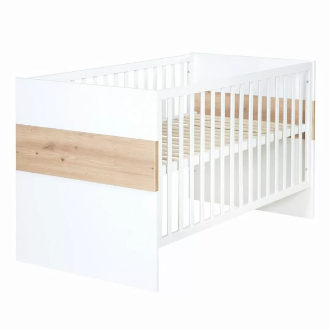 roba® Babybett Lion, Gitterbett, Umbaubar & Mitwachsend - Höhenverstellbar günstig online kaufen