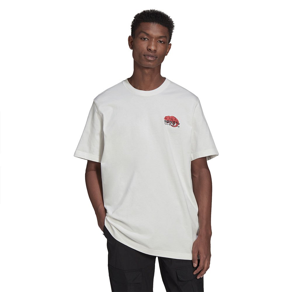 Adidas Originals Adventure Kurzärmeliges T-shirt XL Cloud White günstig online kaufen