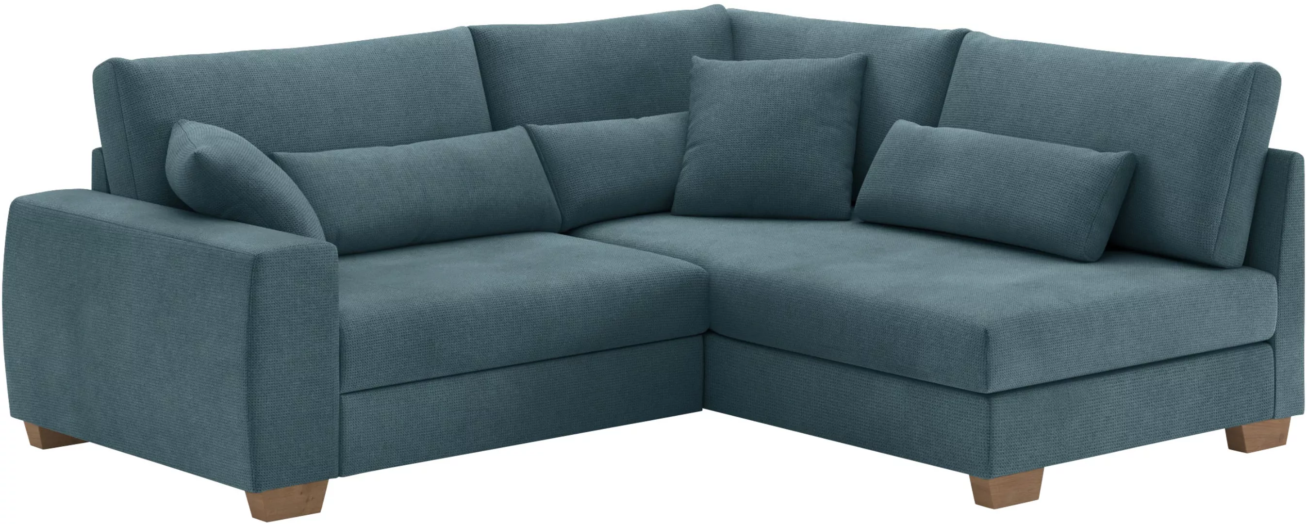 Mr. Couch Ecksofa »Helena L-Form, bis 140 kg belastbar«, mit Taschenfederke günstig online kaufen