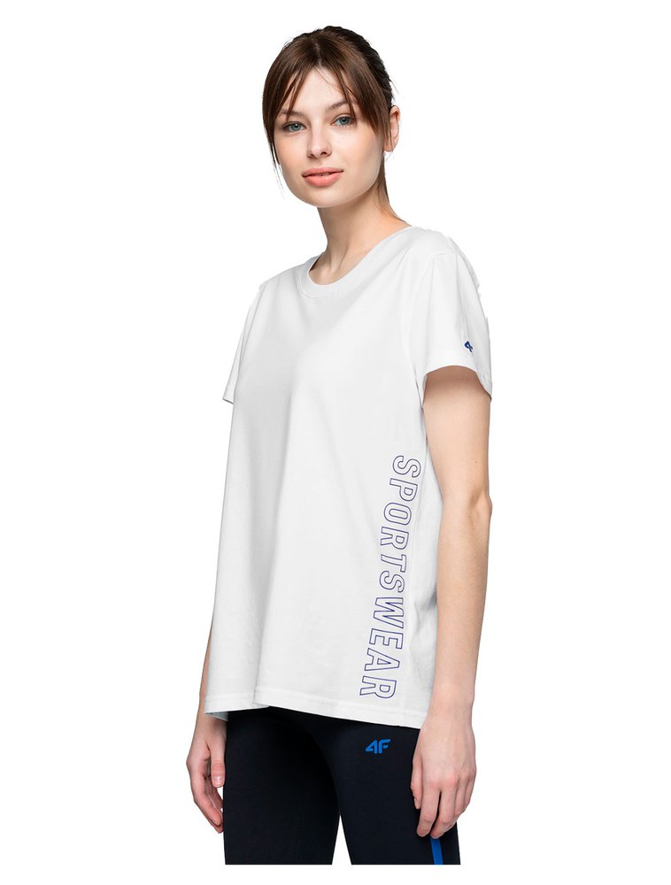 4f Kurzärmeliges T-shirt 2XL White günstig online kaufen