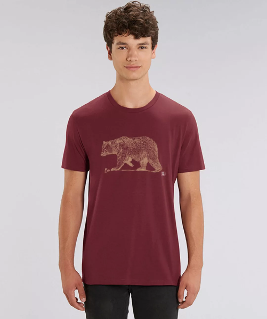 T-shirt Mit Motiv / Golden Bear günstig online kaufen