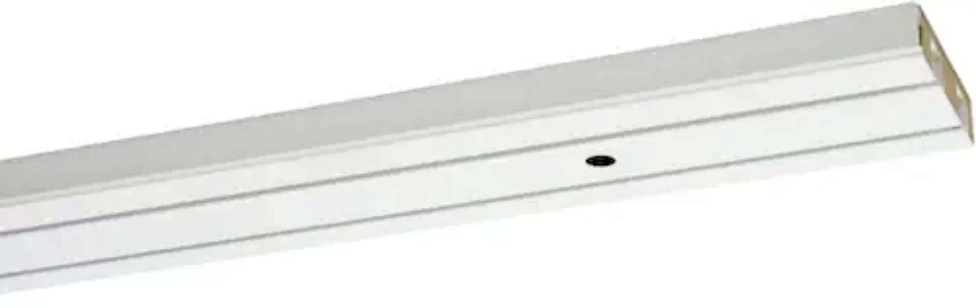 Gardinia Vorhangschiene 2-läufig GE2 Weiß 180 cm günstig online kaufen