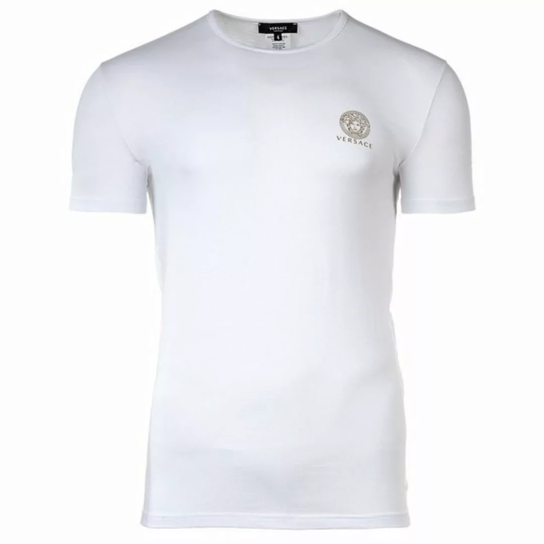 Versace T-Shirt Herren T-Shirt - Unterhemd, Rundhals, Stretch (Packung, 1er günstig online kaufen