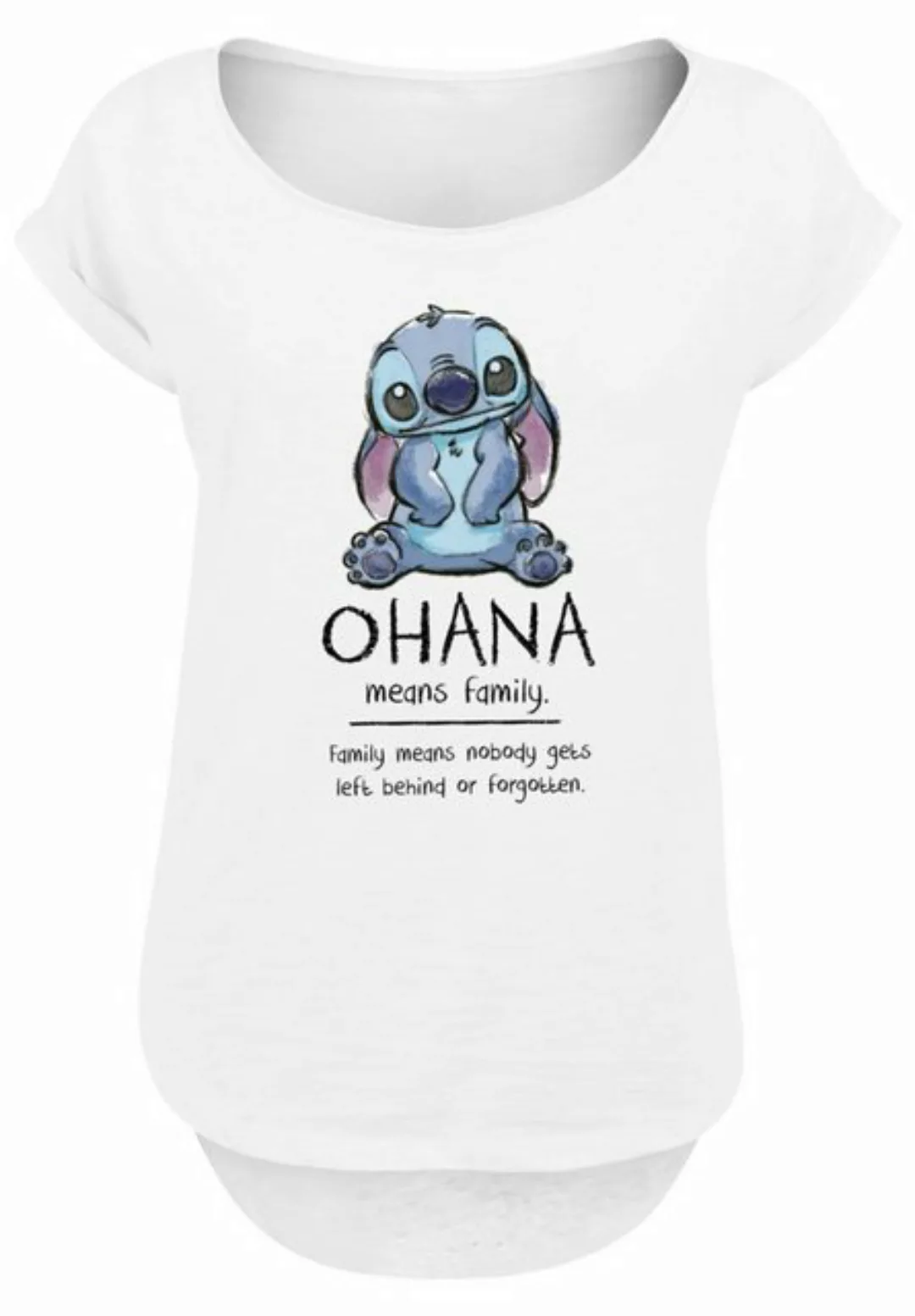 F4NT4STIC T-Shirt "Disney Lilo & Stitch Ohana Means Family", Premium Qualit günstig online kaufen