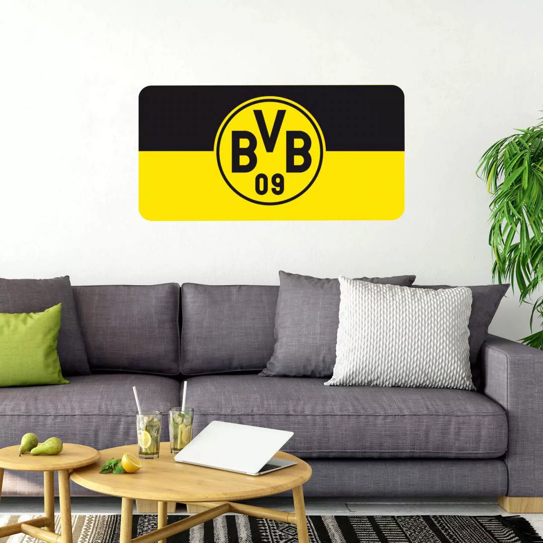 Wall-Art Wandtattoo »Borussia Dortmund Banner«, (1 St.), selbstklebend, ent günstig online kaufen