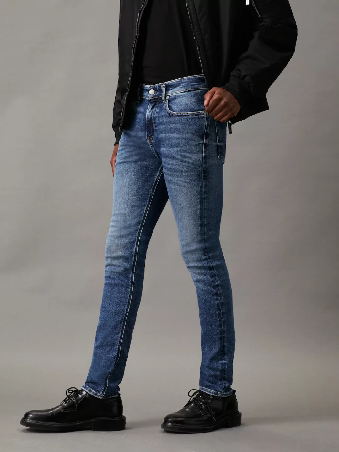 Calvin Klein Jeans Skinny-fit-Jeans SKINNY in klassischer 5-Pocket-Form günstig online kaufen