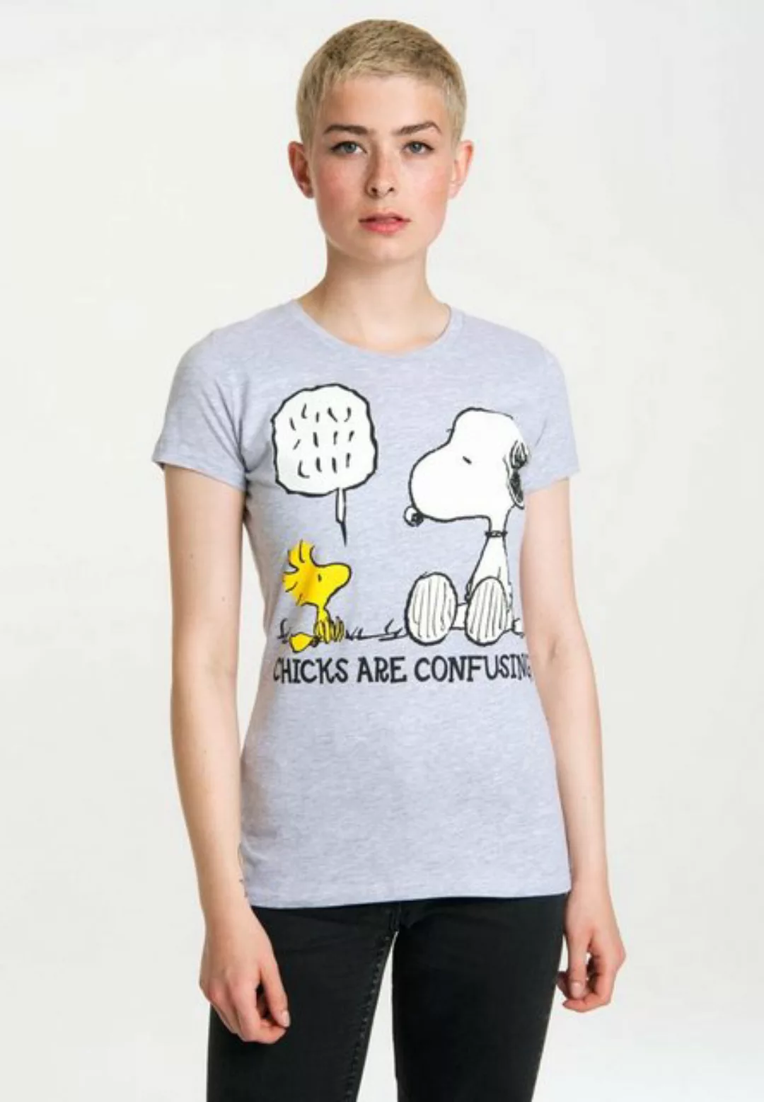 LOGOSHIRT T-Shirt Snoopy - Peanuts mit niedlichem Snoopy-Frontprint günstig online kaufen