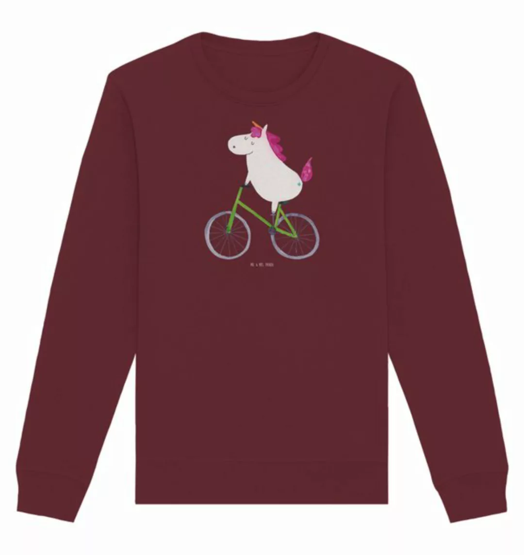 Mr. & Mrs. Panda Longpullover Größe M Einhorn Radfahrer - Burgundy - Gesche günstig online kaufen