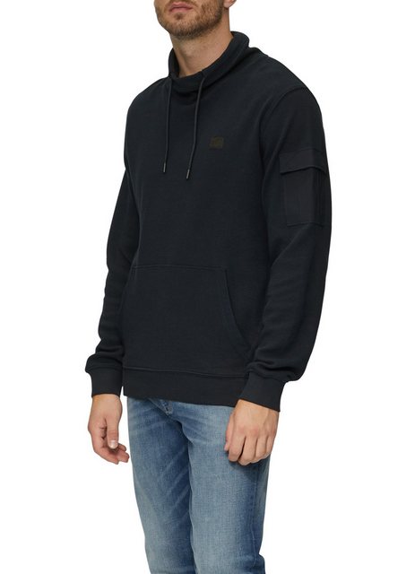 s.Oliver Sweater mit Kängurutasche und hohem Stehkragen günstig online kaufen