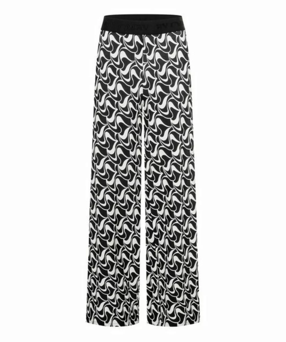 Cambio Stoffhose Allison, psychodelic black/cream w günstig online kaufen