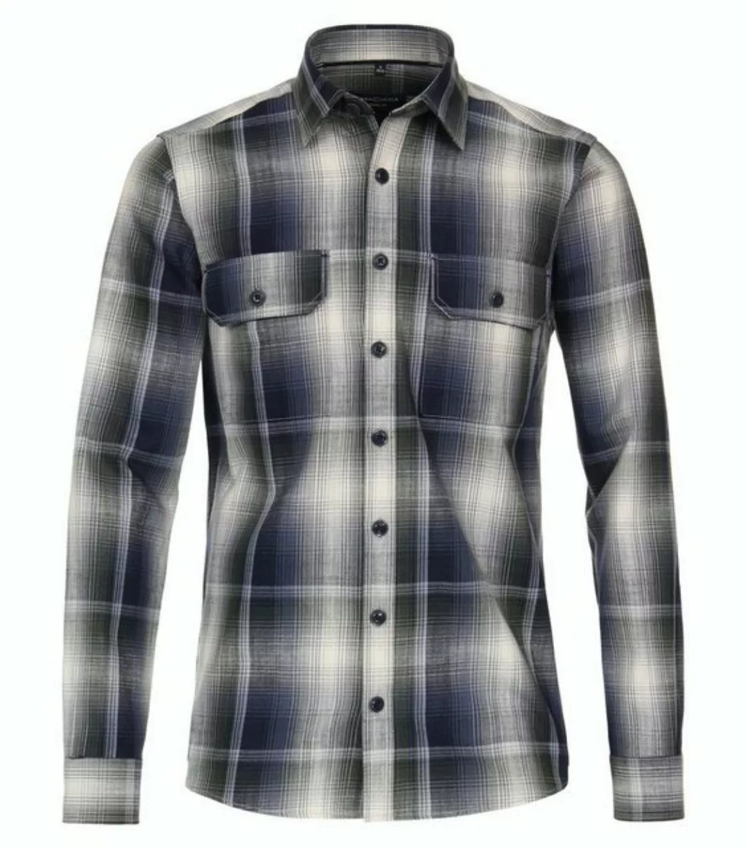 CASAMODA Langarmhemd CASAMODA Overshirt uni Casual Fit günstig online kaufen