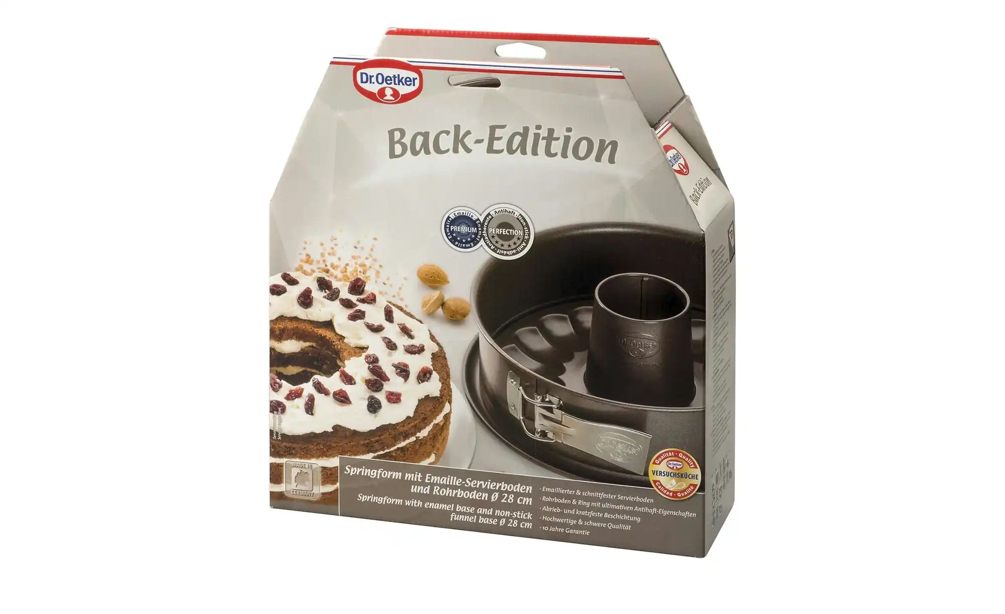 Dr. Oetker Springformset  Back-Edition ¦ grau ¦ Stahlblech ¦ Maße (cm): H: günstig online kaufen