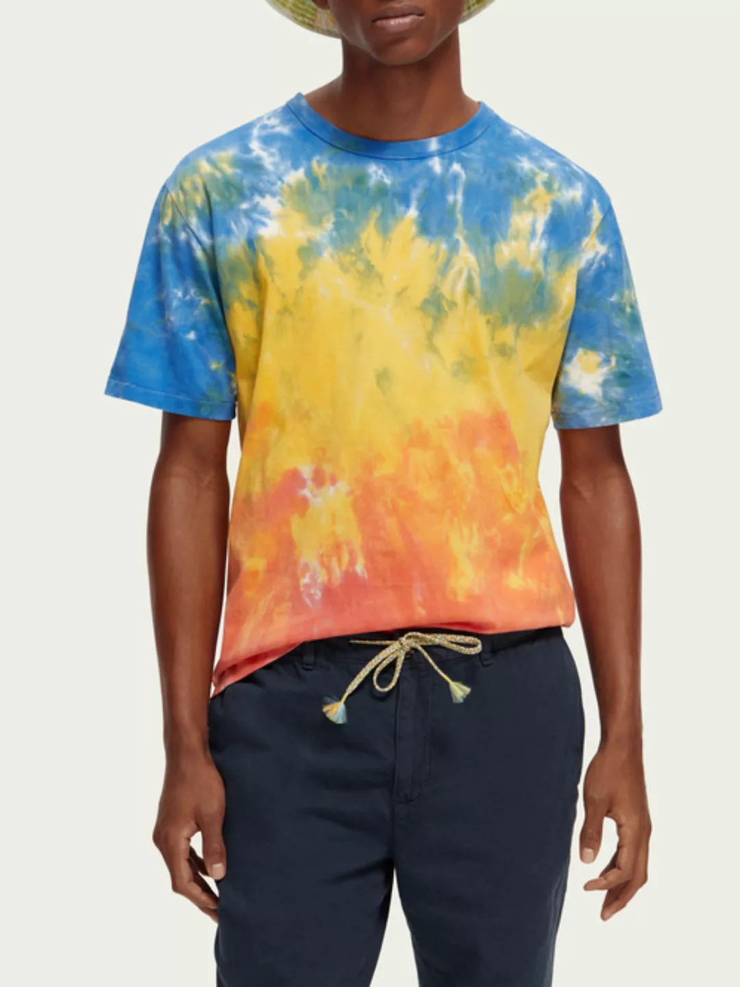 Scotch & Soda T-Shirt im Relaxed Fit mit „Tie-Dye“-Effekt günstig online kaufen