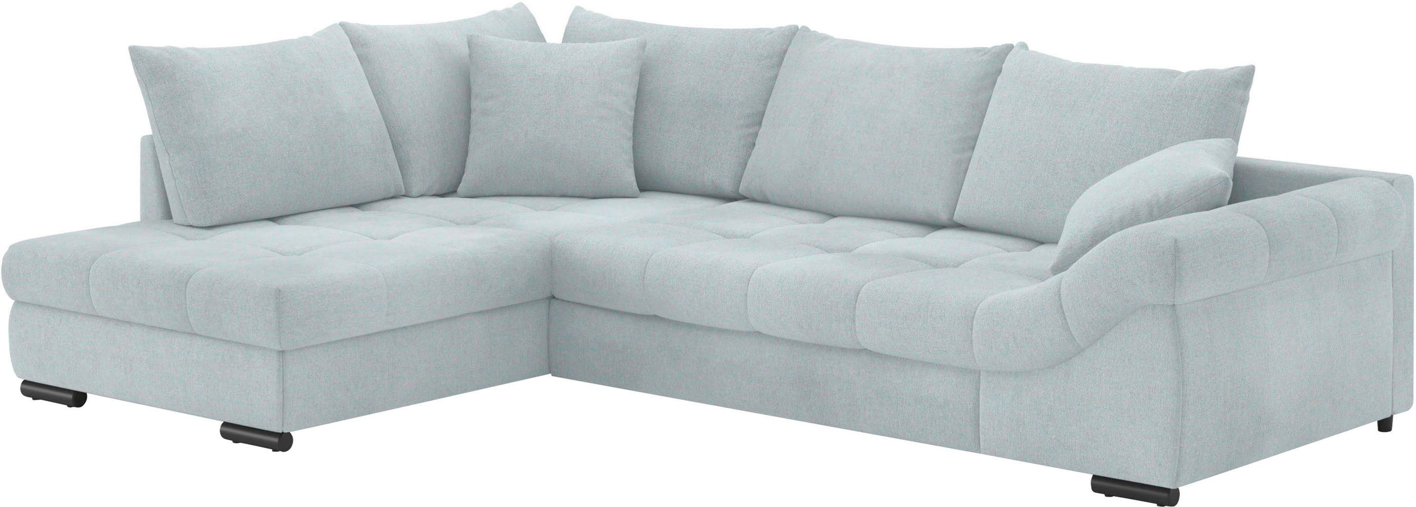 Mr. Couch Ecksofa "Allegro, L-Form", mit Hochschläfer-Bettauszug, wahlweise günstig online kaufen